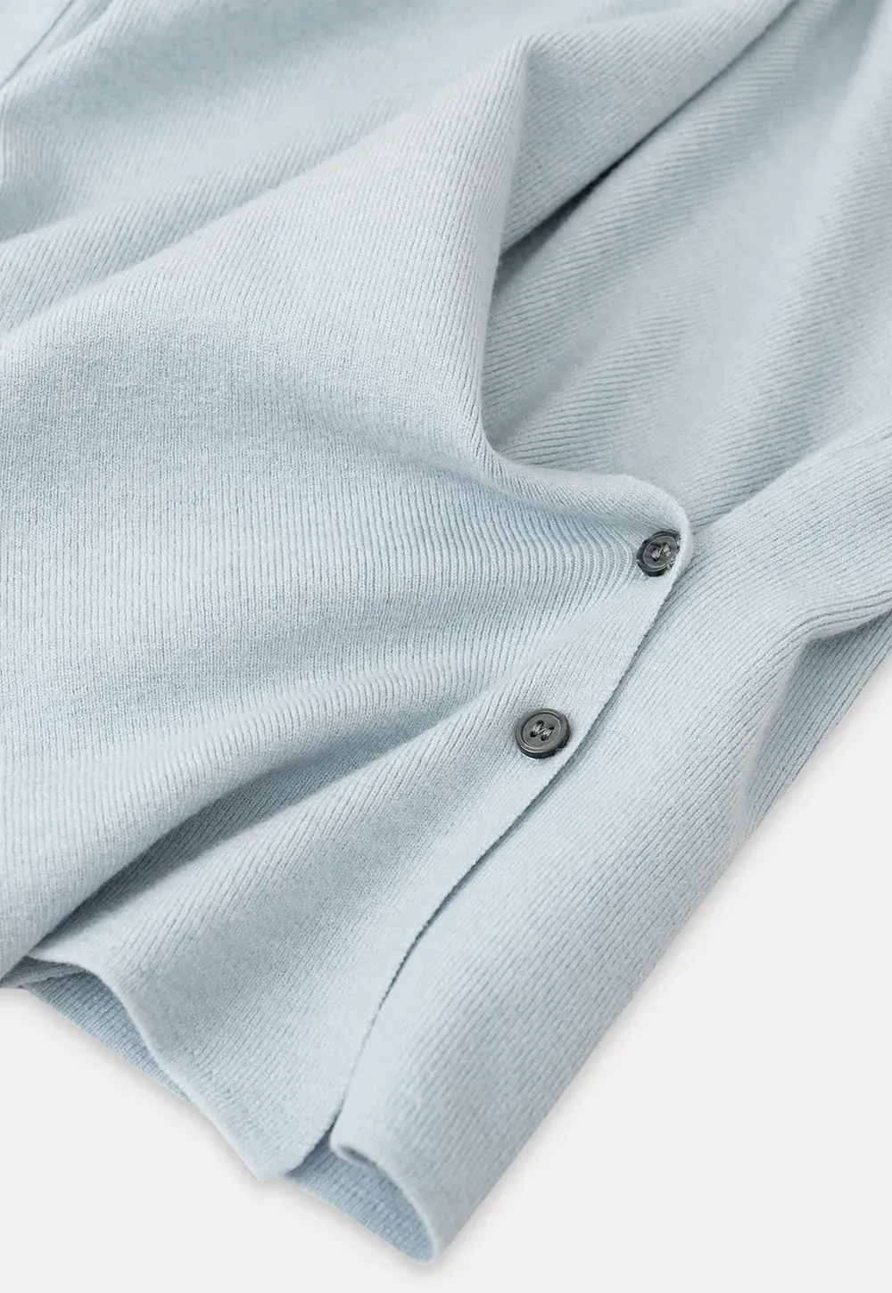 Lightweight Knit Top with Asymmetrical Hem