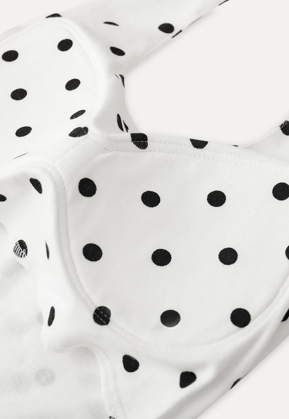 Woolen Knit Sweater and Polka Dot Tank Top