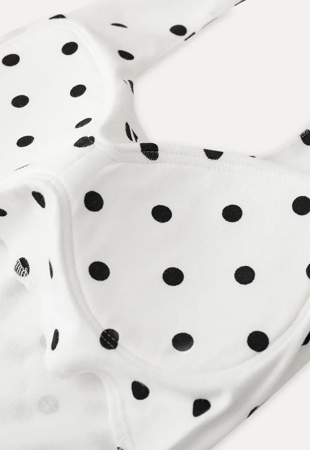 Woolen Knit Sweater and Polka Dot Tank Top