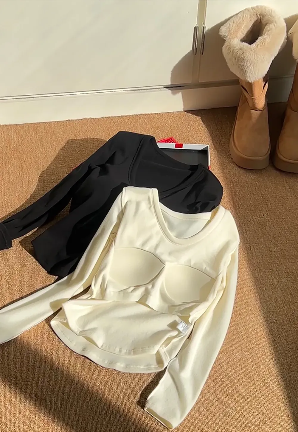 Elegant Basic Long Sleeve Top for Women