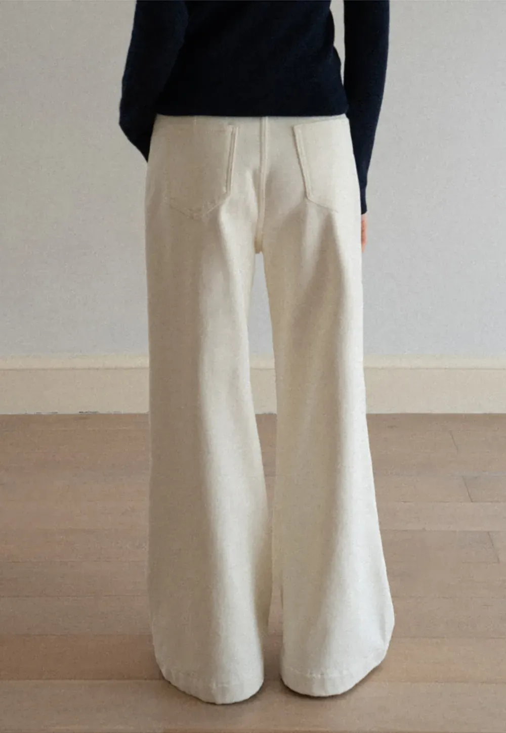 Wide Leg Denim Jeans with Belt Loop