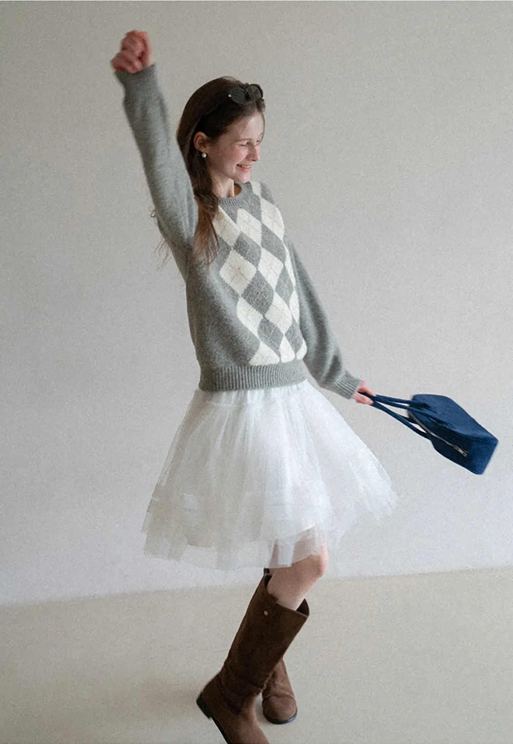 fluffy layered tulle skirt with elastic waistband