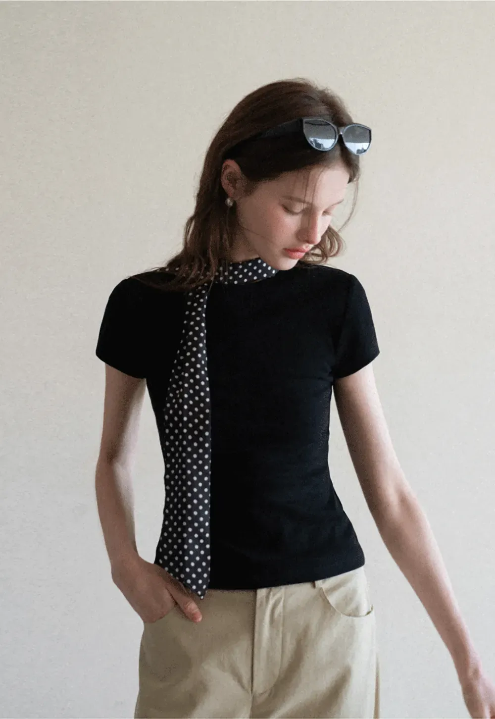 Slim Fit Short Sleeve Crew Neck T Shirt