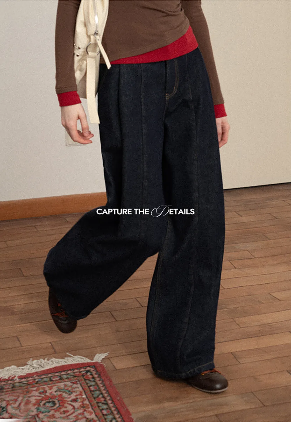 Wide Leg Denim Jeans for Women Casual Style