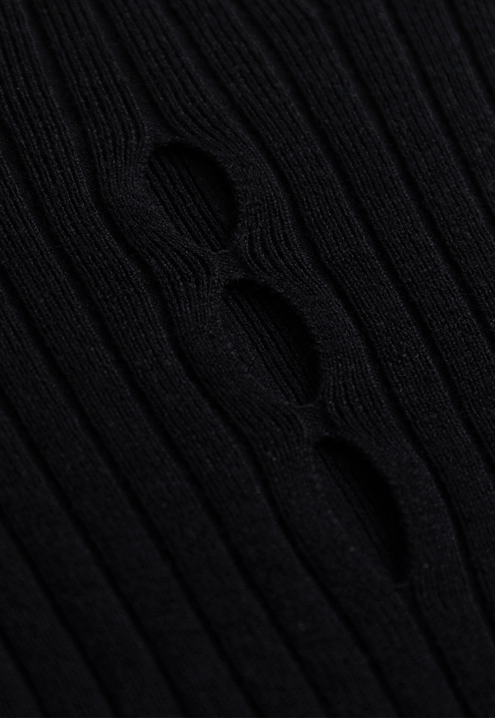 Womens Ribbed Knit Long Sleeve Top