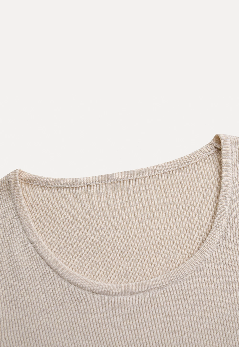 Basic Round Neck Slim Fit Sweater