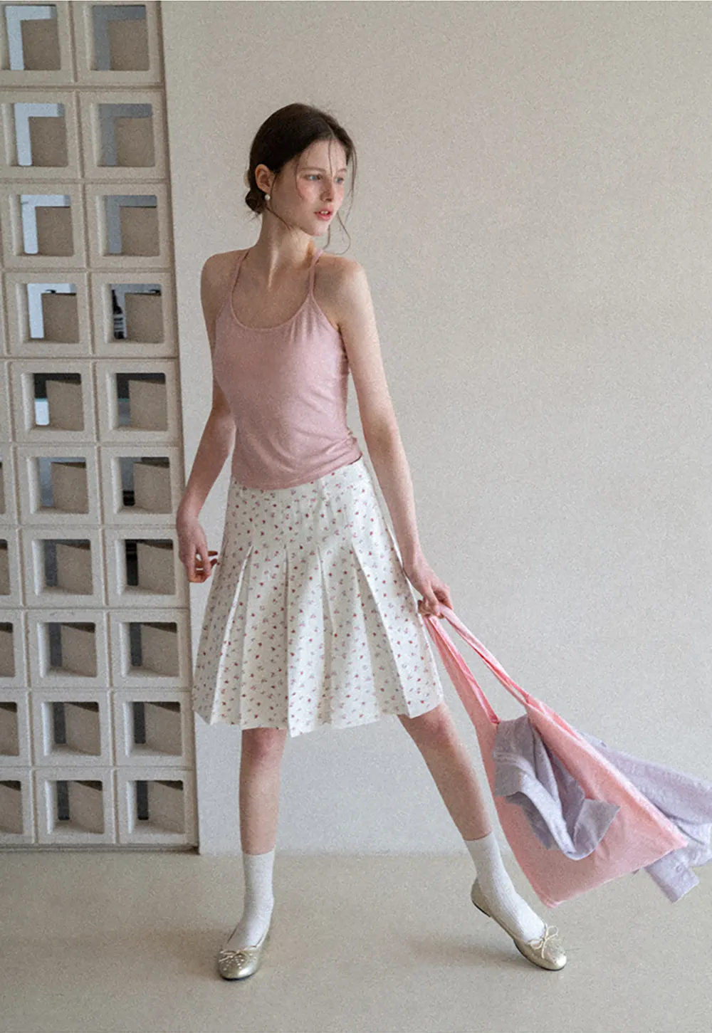 Slim Fit Tank Top with Thin Straps