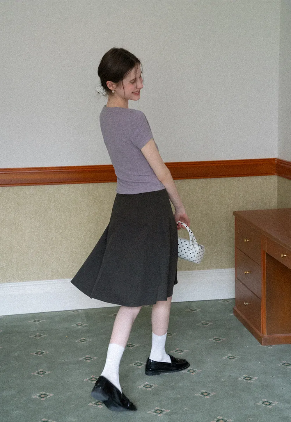 Short Sleeve V Neck T Shirt