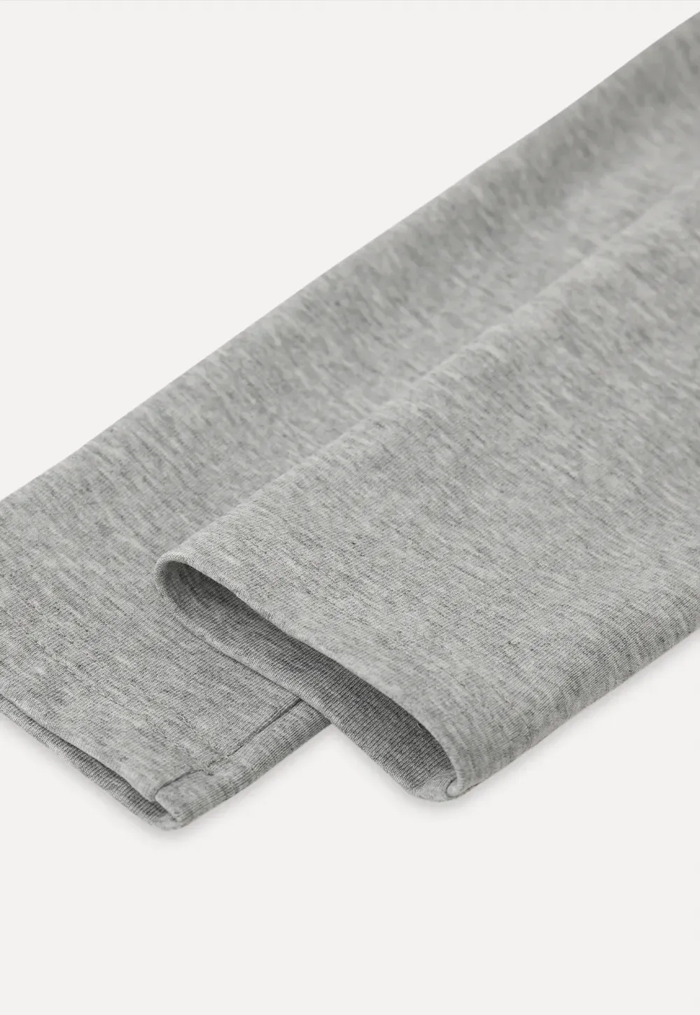 Long sleeve crew neck t shirt with fitted cut