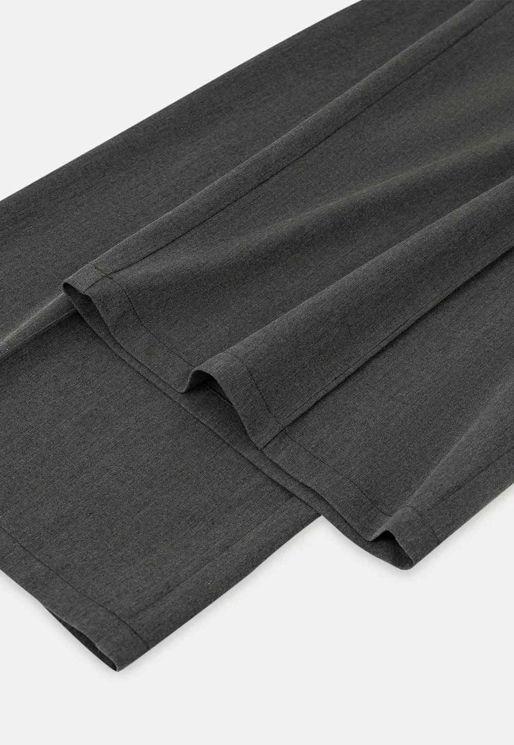 Wide Leg Casual Pants with Front Pleats