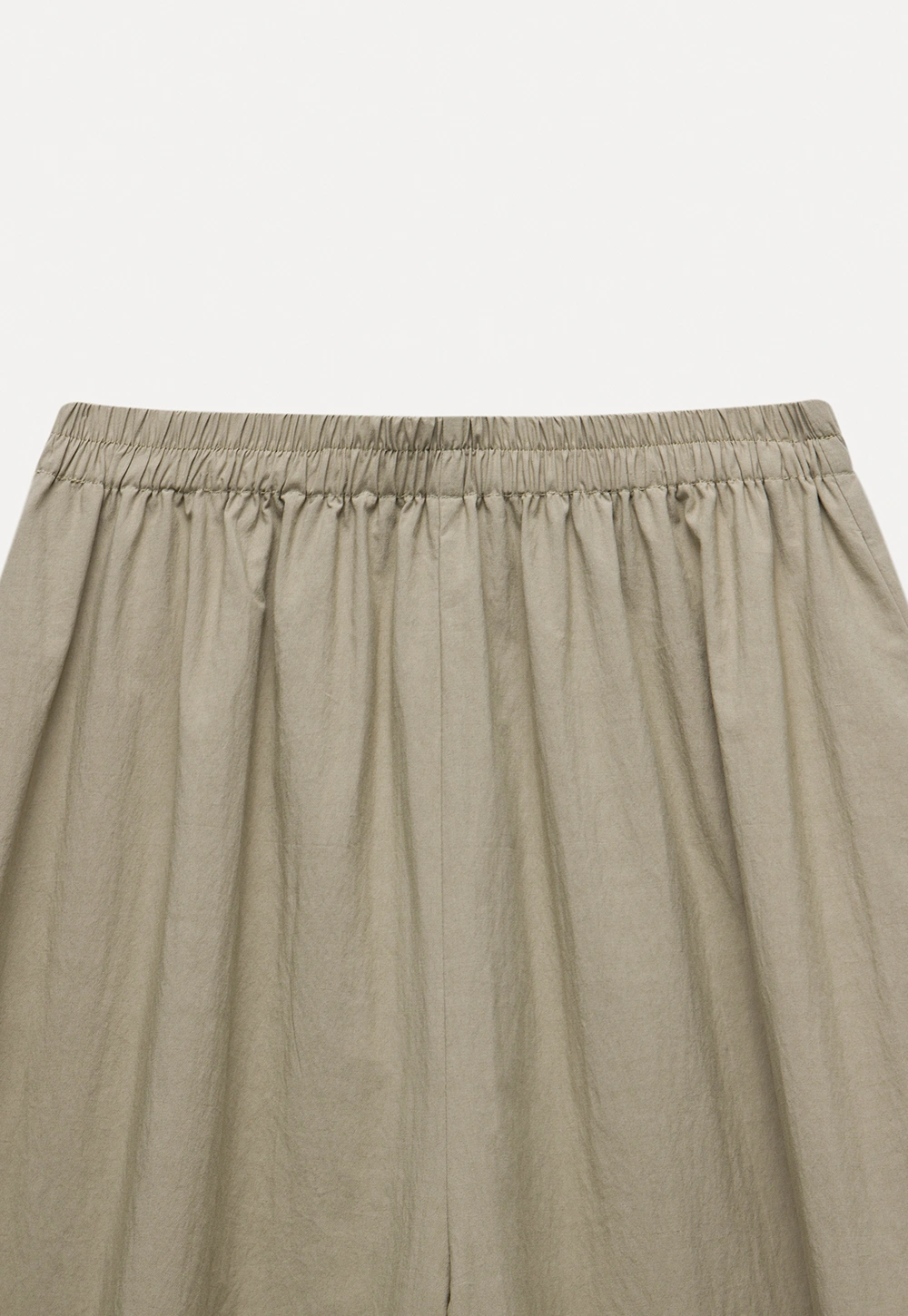 WomensElastic Waist Wide Leg Pants