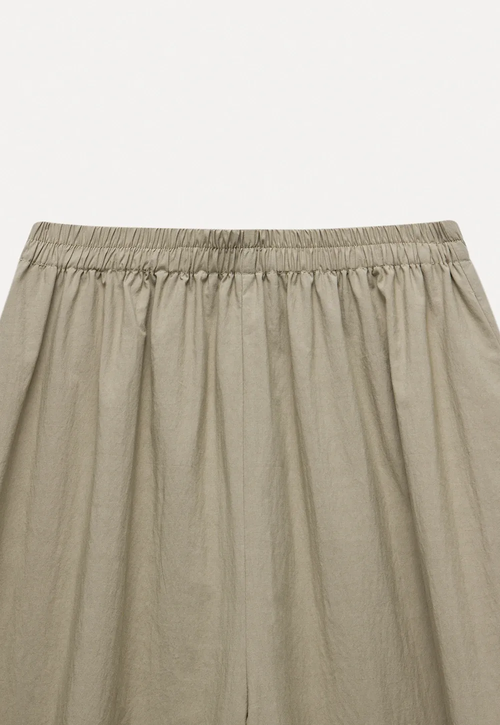 WomensElastic Waist Wide Leg Pants