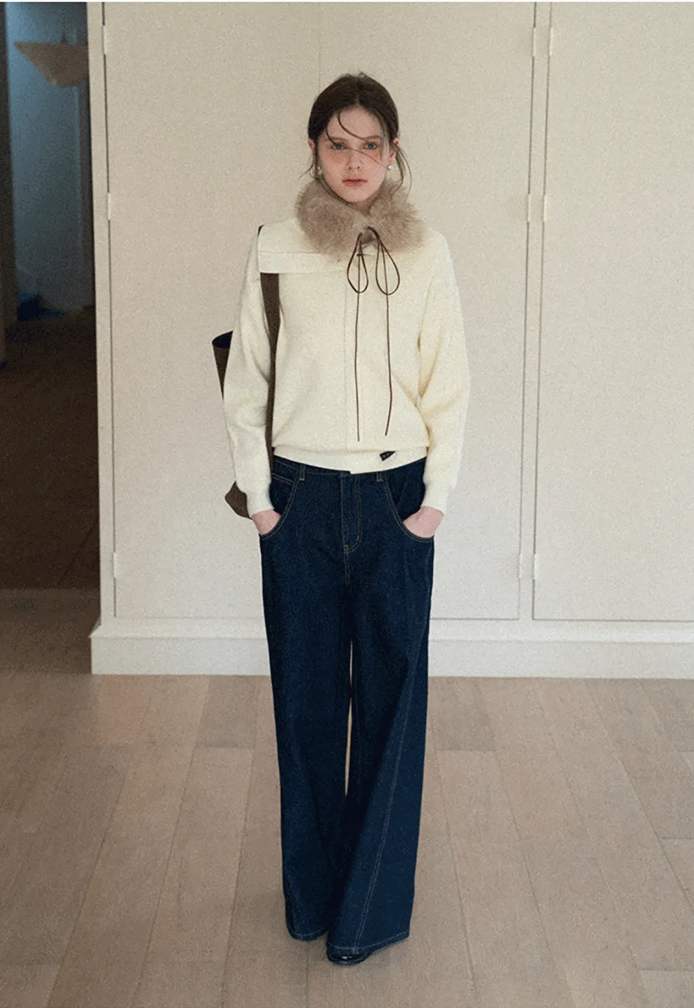 Turtleneck Knit Sweater for Women