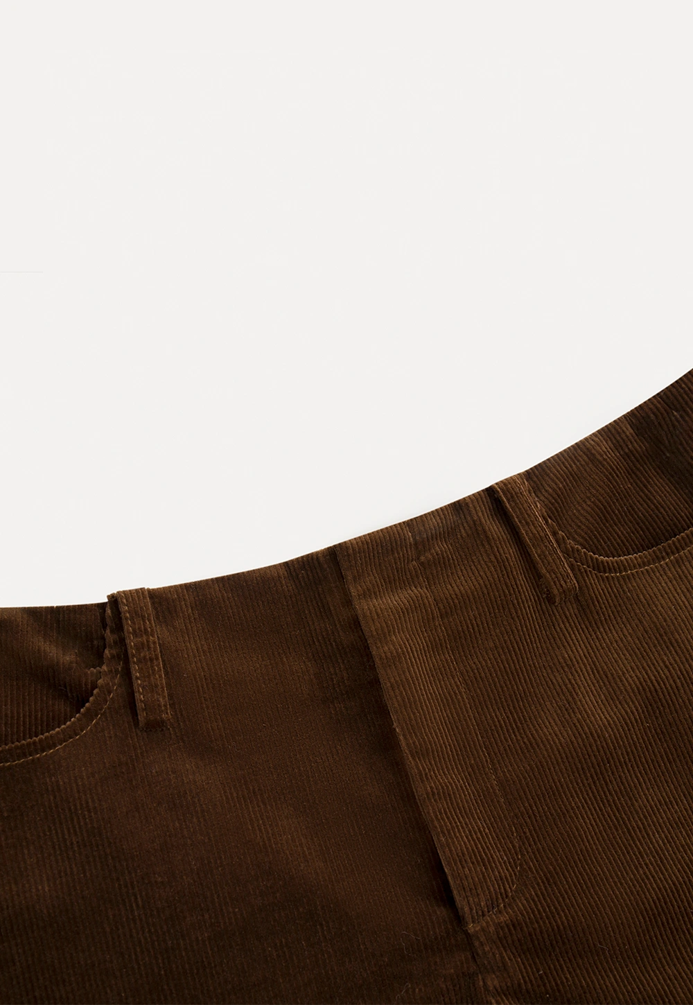 Soft Corduroy High Waist Shorts