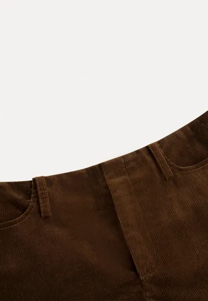 Soft Corduroy High Waist Shorts