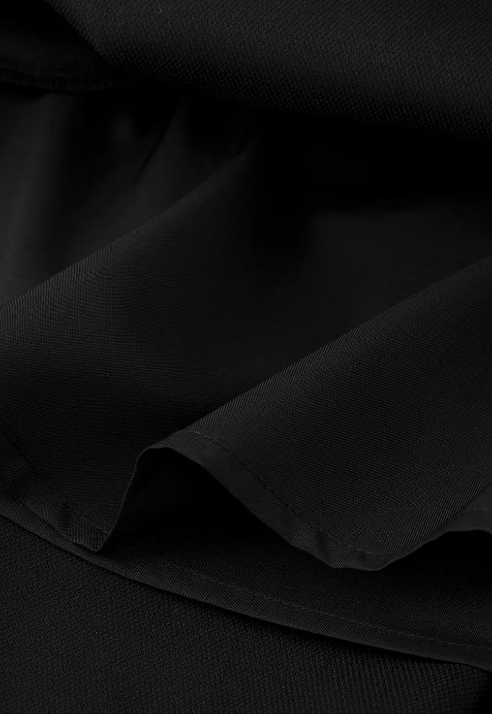 Pleated A Line Mini Skirt with Layered Design