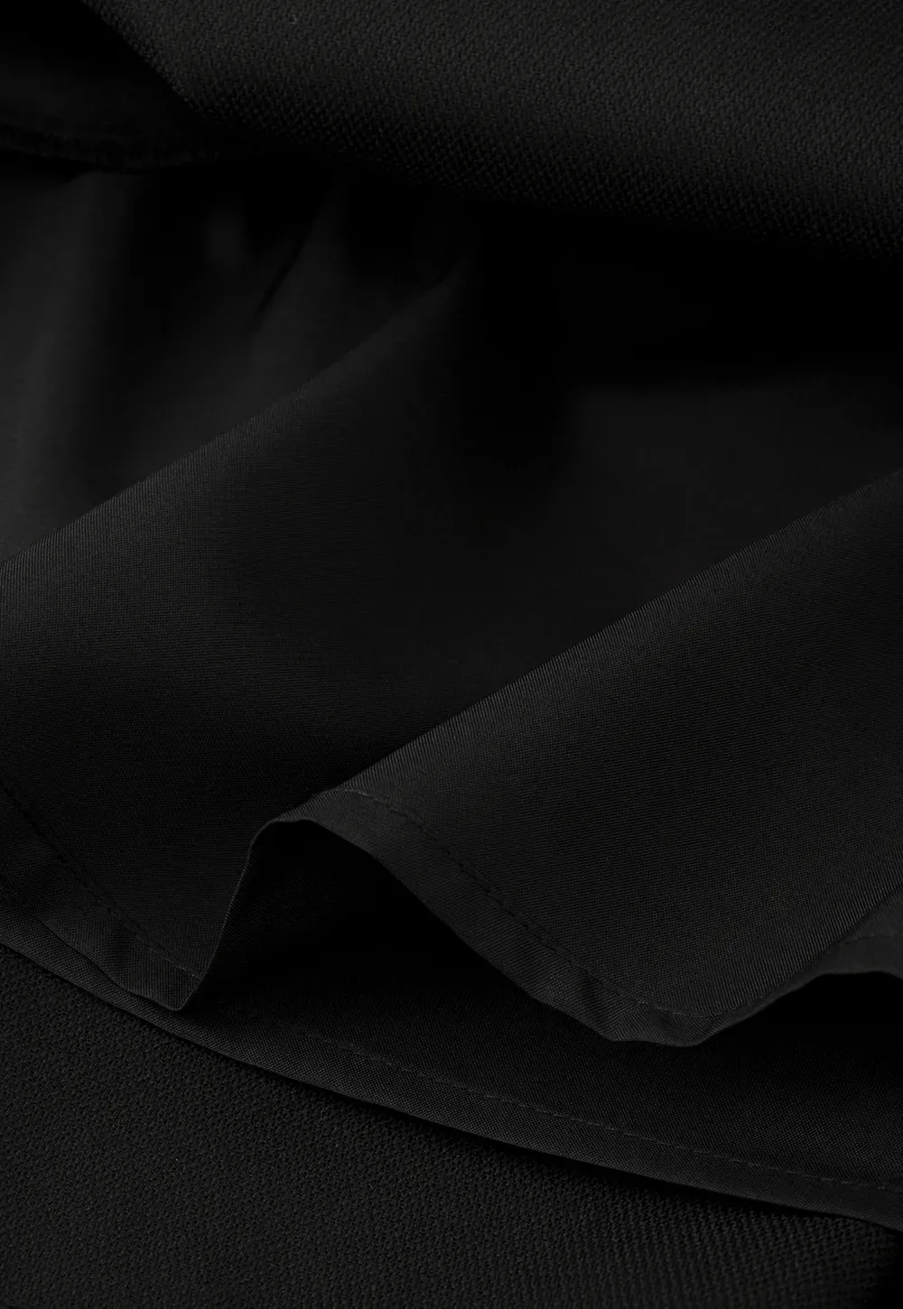 Pleated A Line Mini Skirt with Layered Design