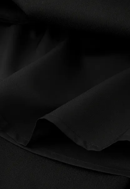 Pleated A Line Mini Skirt with Layered Design