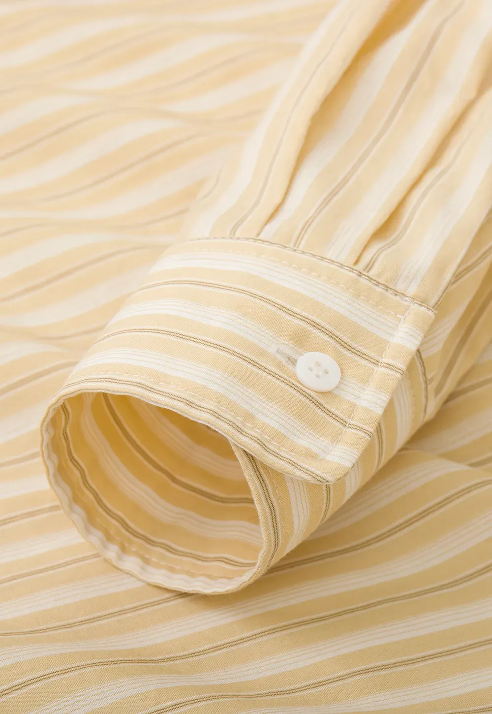 Striped Oversized Shirt with Button Detailing