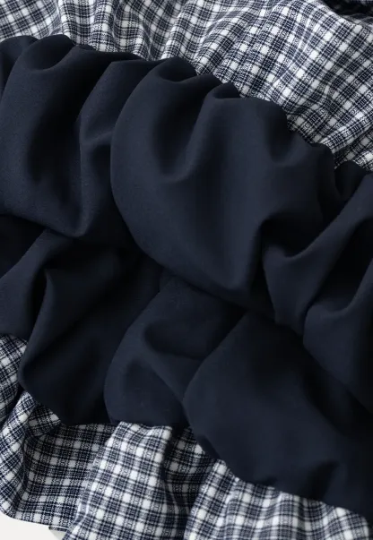 Smocked Waist Checkered Tank Top