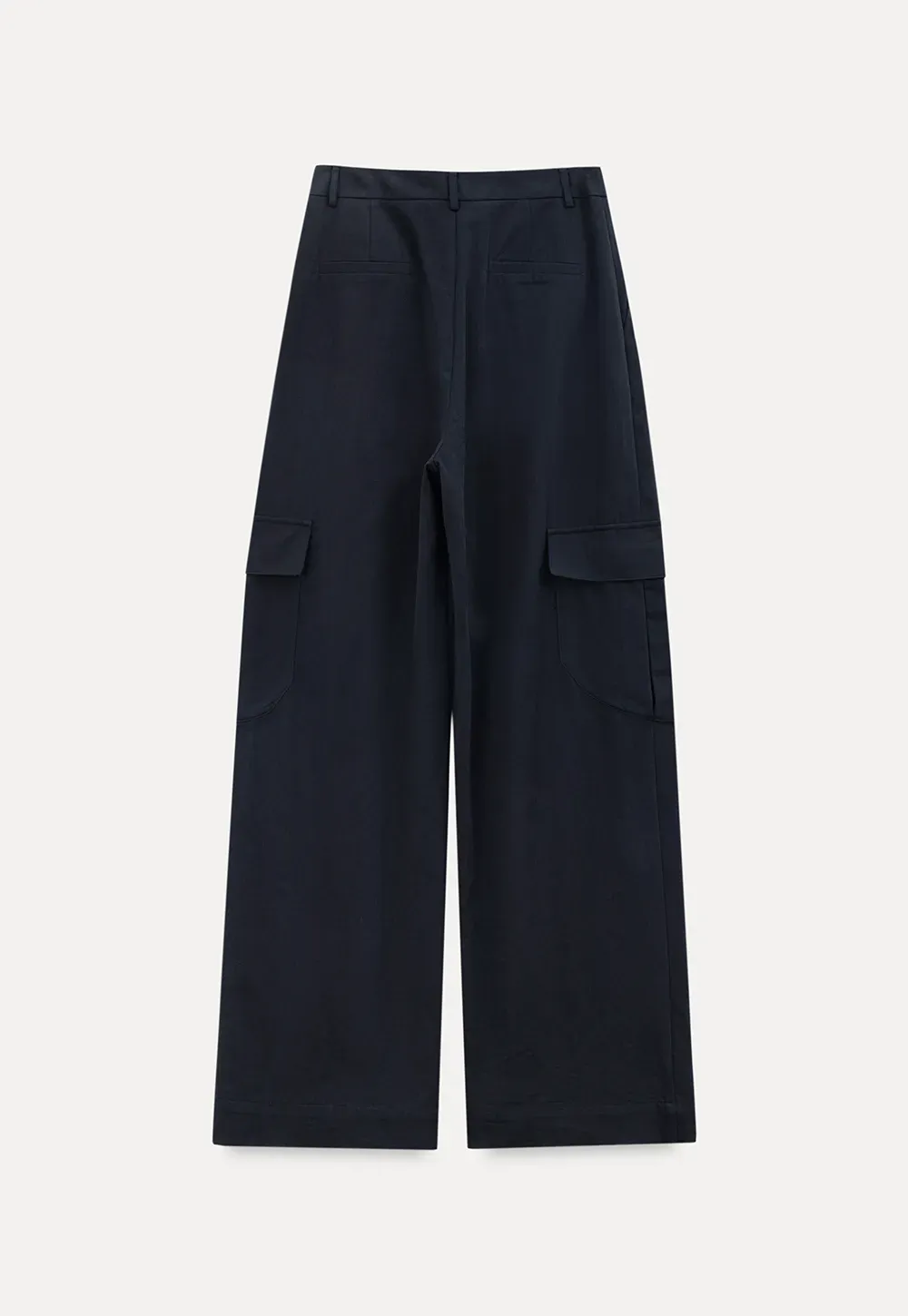 Wide Leg Pleated Casual Pants