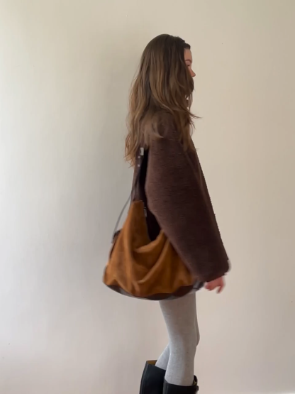 Zip-Up Fleece Jacket with Drawstring Waist