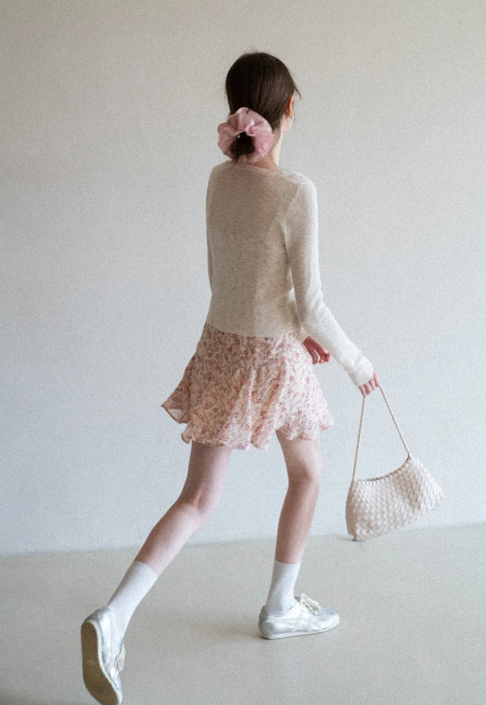 Lightweight Ribbed Knit Cardigan with Open Front