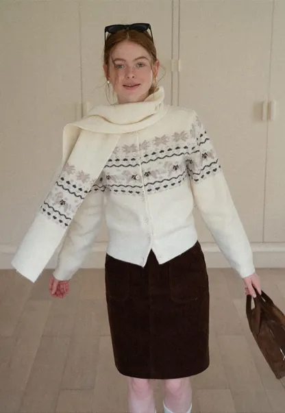 Corduroy Mini Skirt A-Line Design Women's Fashionable Bottoms