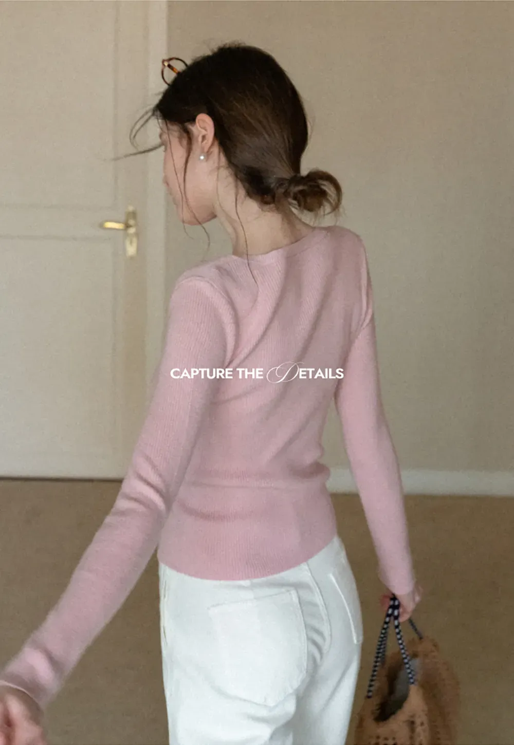 Elegant Henley Knit Top with Button Detail