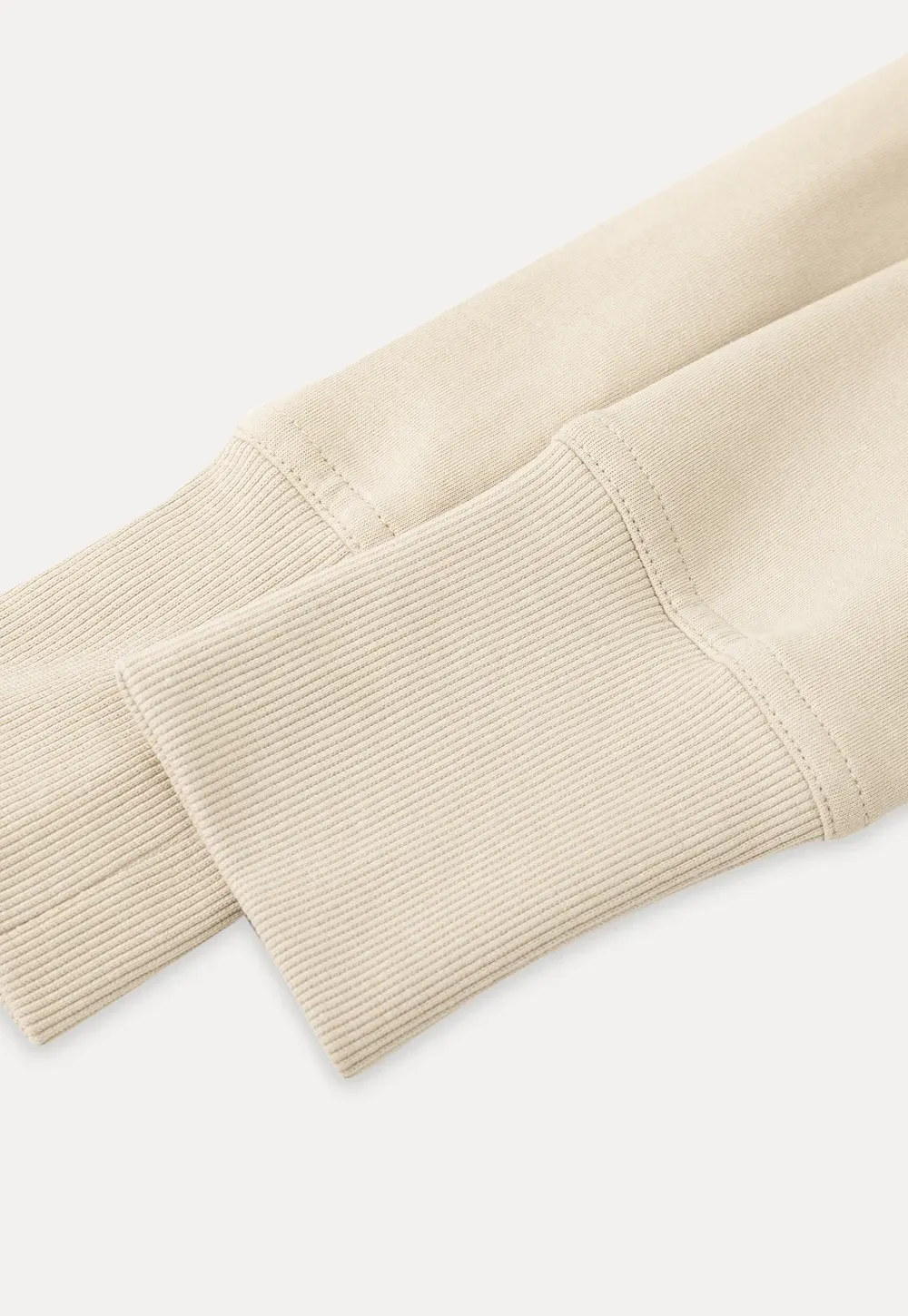 Short jacket with button front and ribbed cuffs