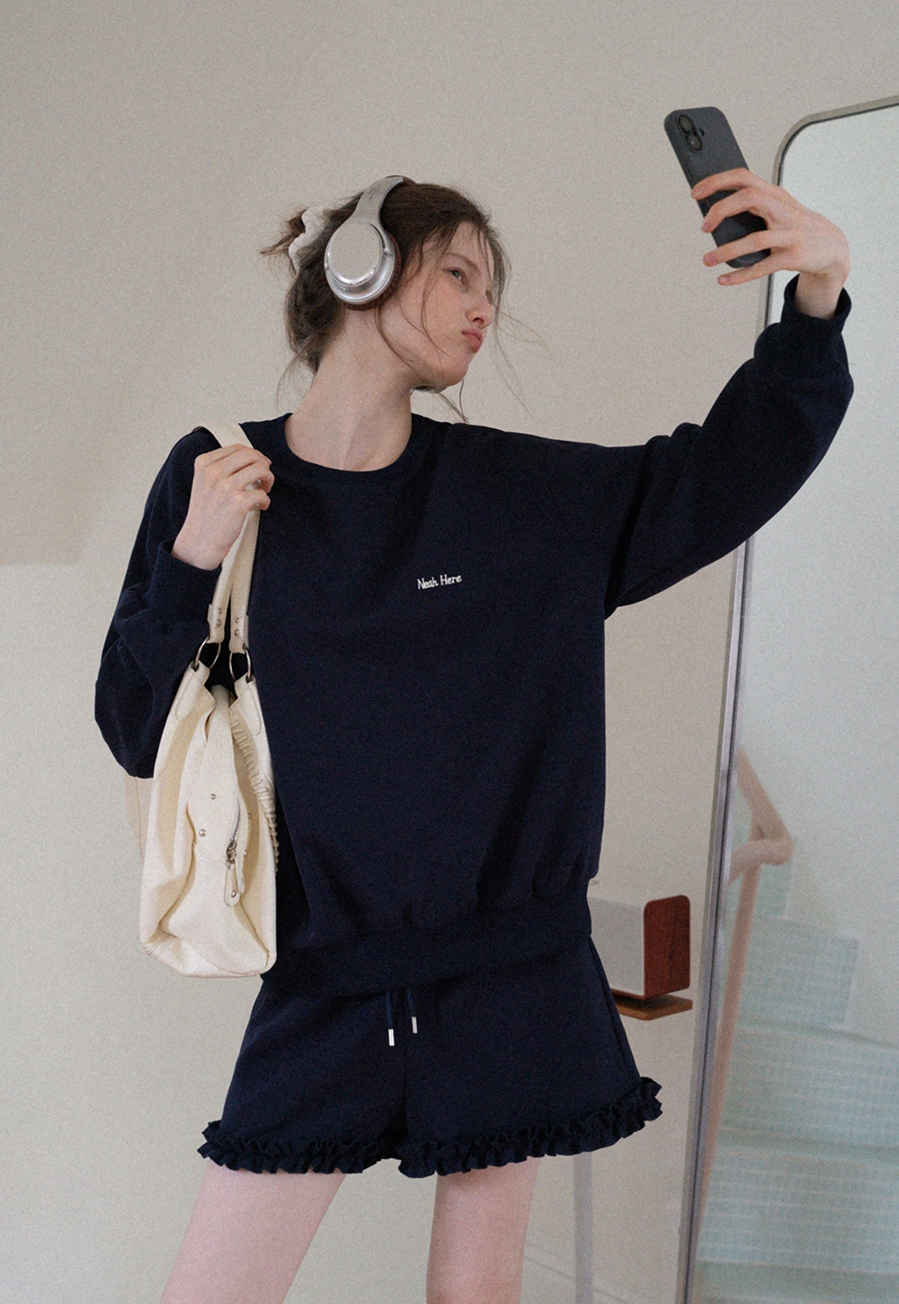 Frill Hem Lounge Set