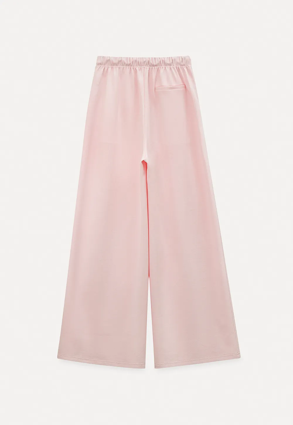 Wide Leg Drawstring Waist Casual Pants