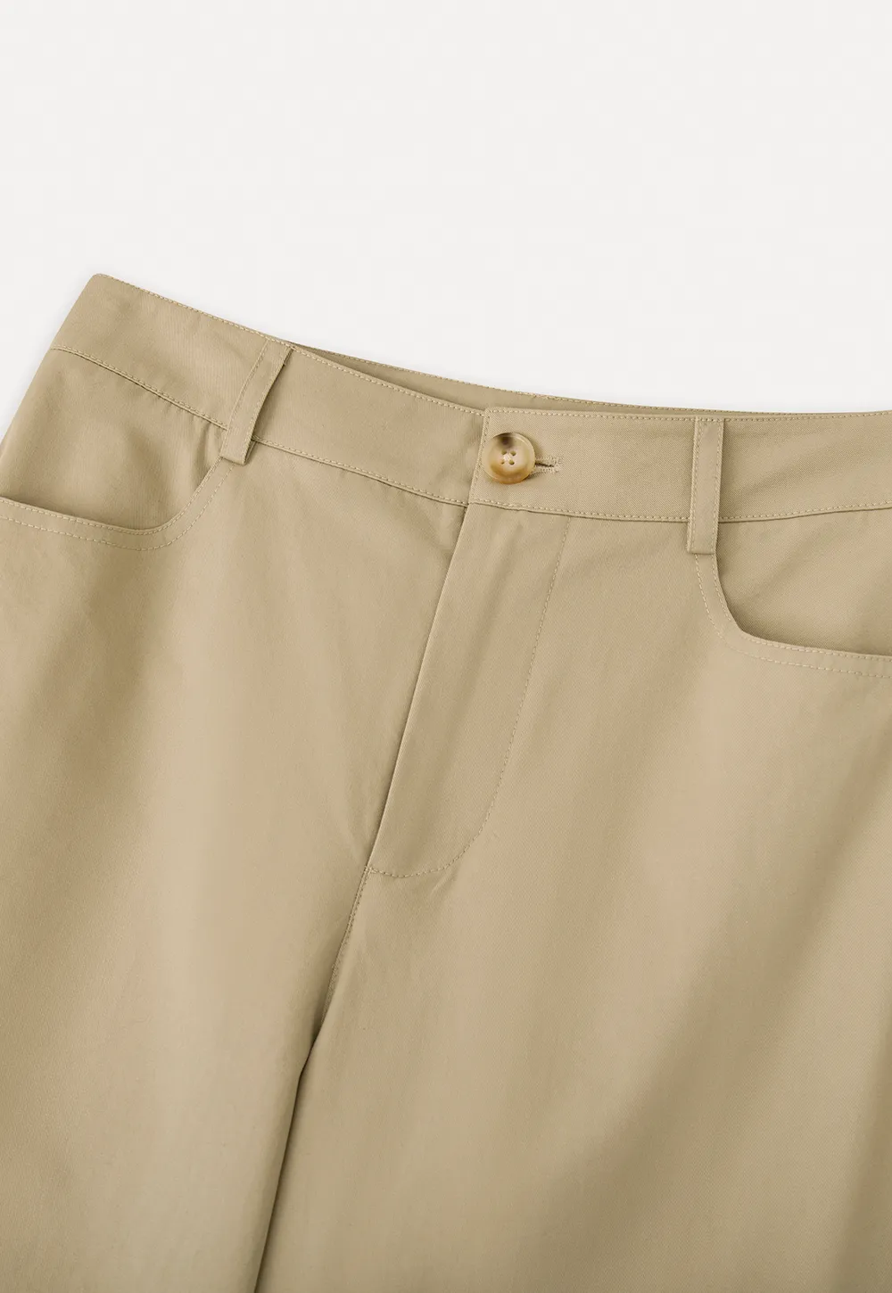 Wide Leg Casual Pants with Front Pockets