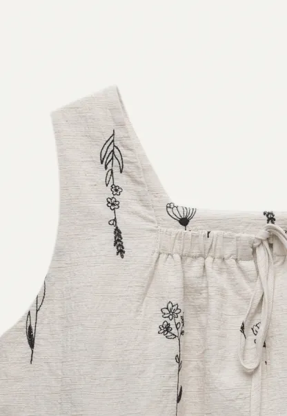 Women’s Floral Tie-Front Tank Top