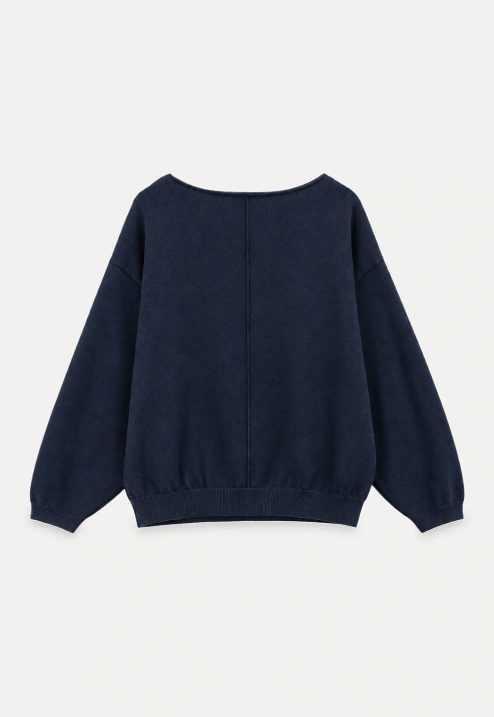 V Neck Oversized Ribbed Knit Sweater
