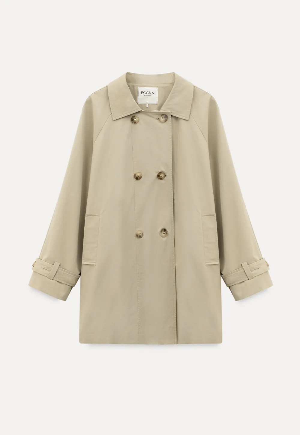 Elegant Double Breasted Short Jacket