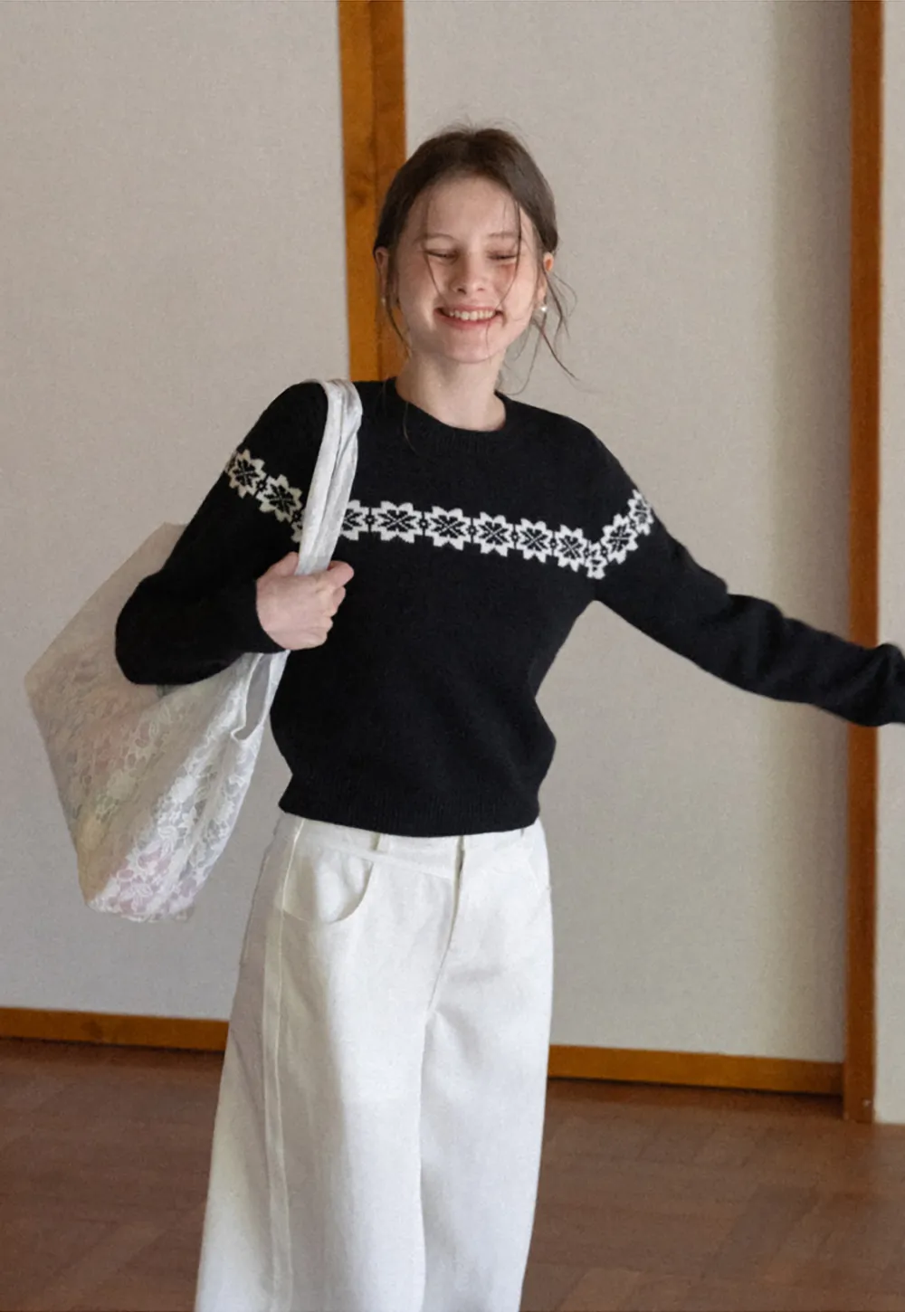 Wide Leg Casual Pants with Front Pockets