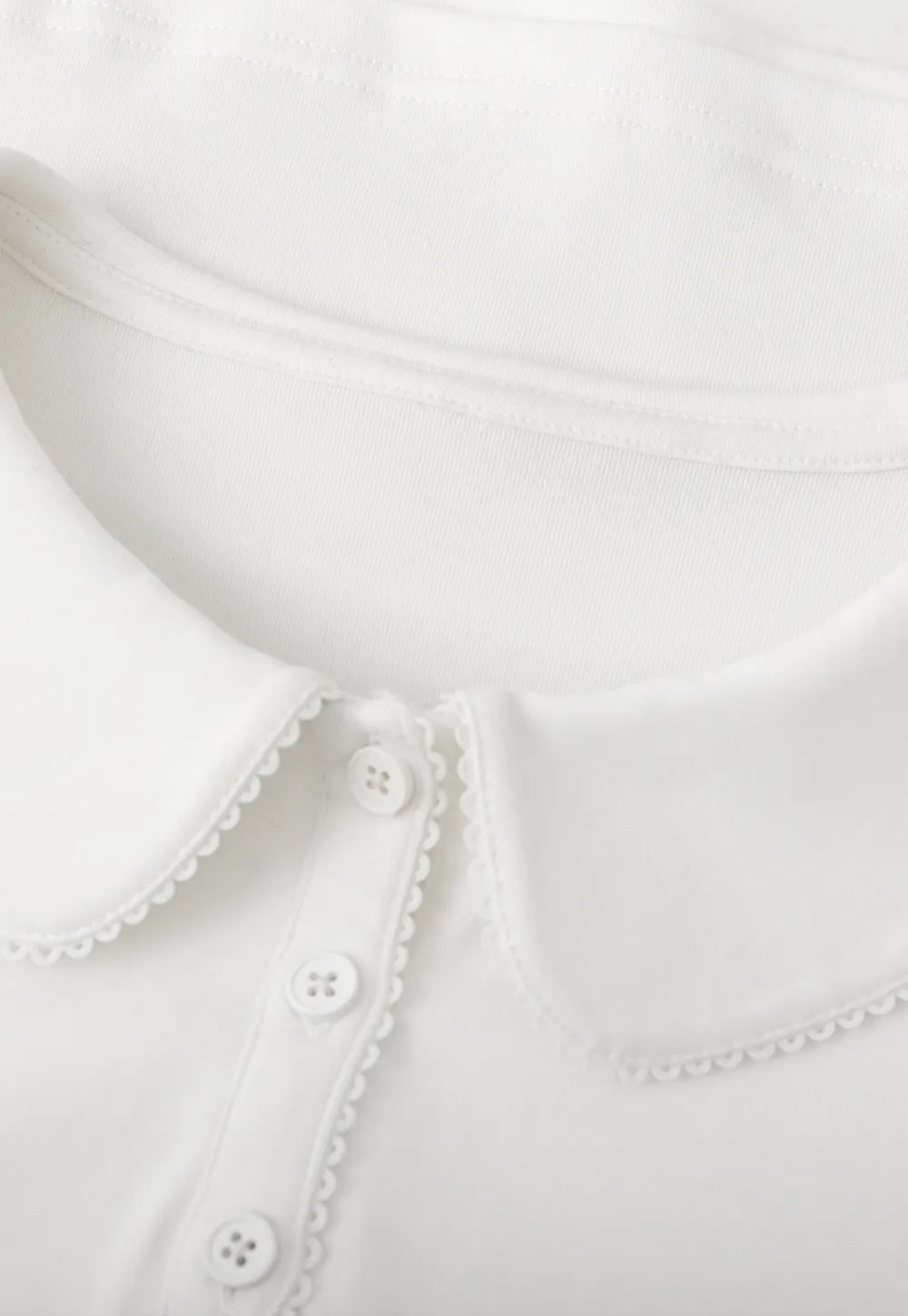 Short Sleeve Collared Button Front T Shirt