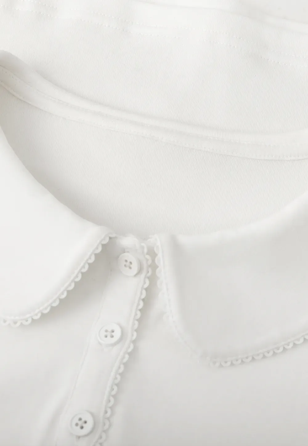 Short Sleeve Collared Button Front T Shirt