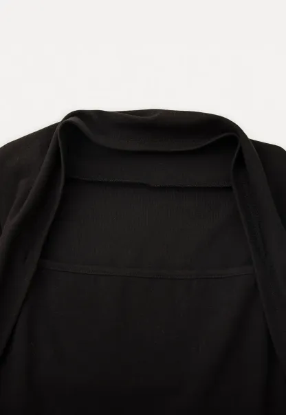 Elegant Square Neck Long Sleeve Dress