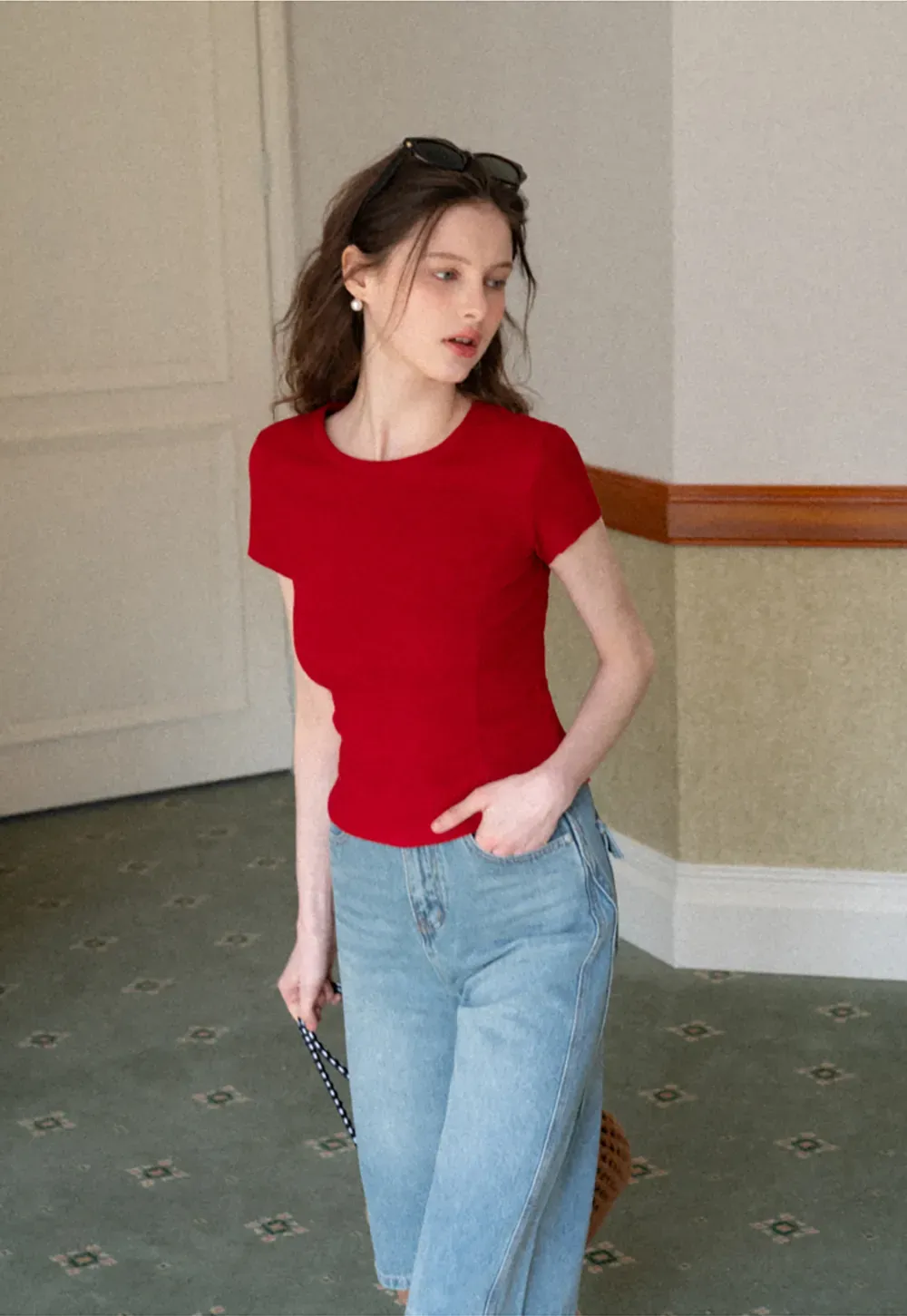 Short Sleeve Crew Neck T Shirt