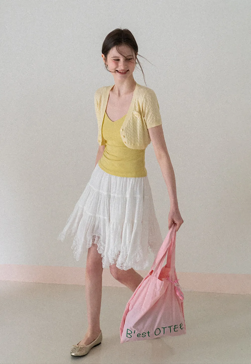 V neck thin strap fitted tank top