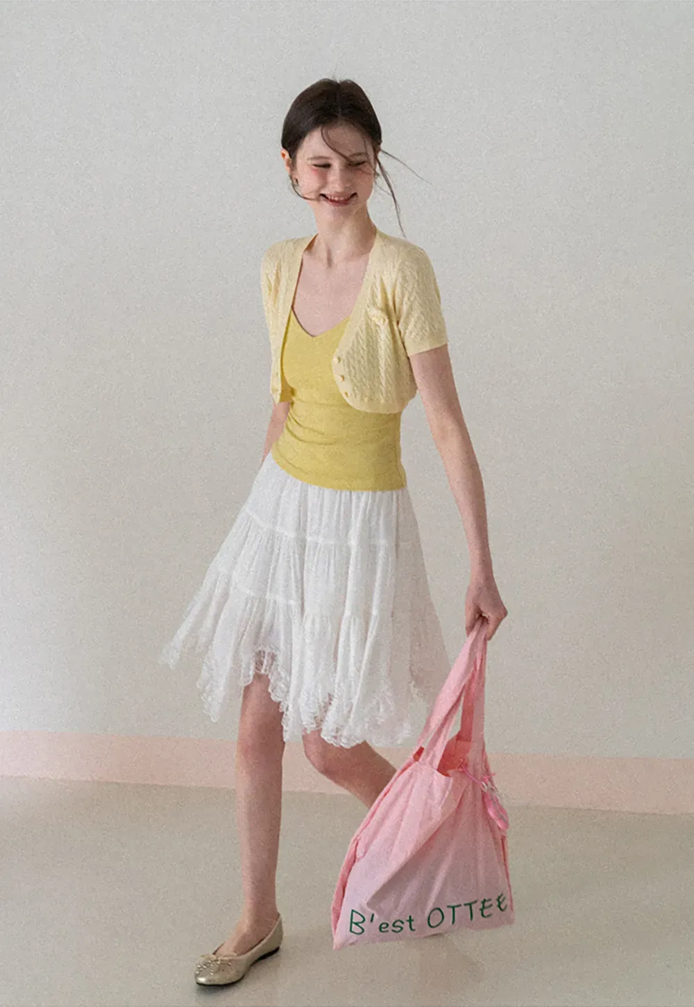 V neck thin strap fitted tank top