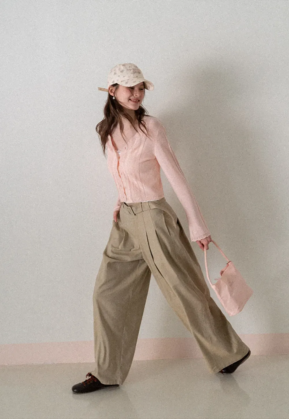 Long Sleeve Knit Sweater with Lace Trim