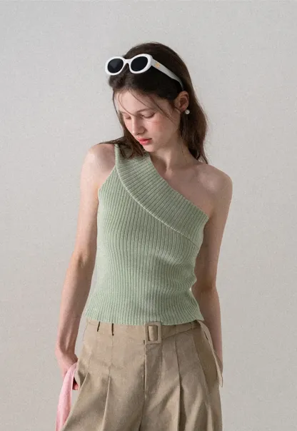 Wide Leg Pleated Casual Pants with Belt