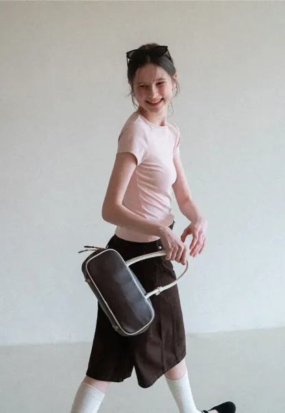 Slim Fit Short Sleeve Crew Neck T Shirt