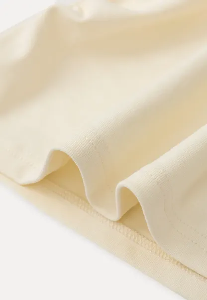 Off shoulder short sleeve fitted t shirt