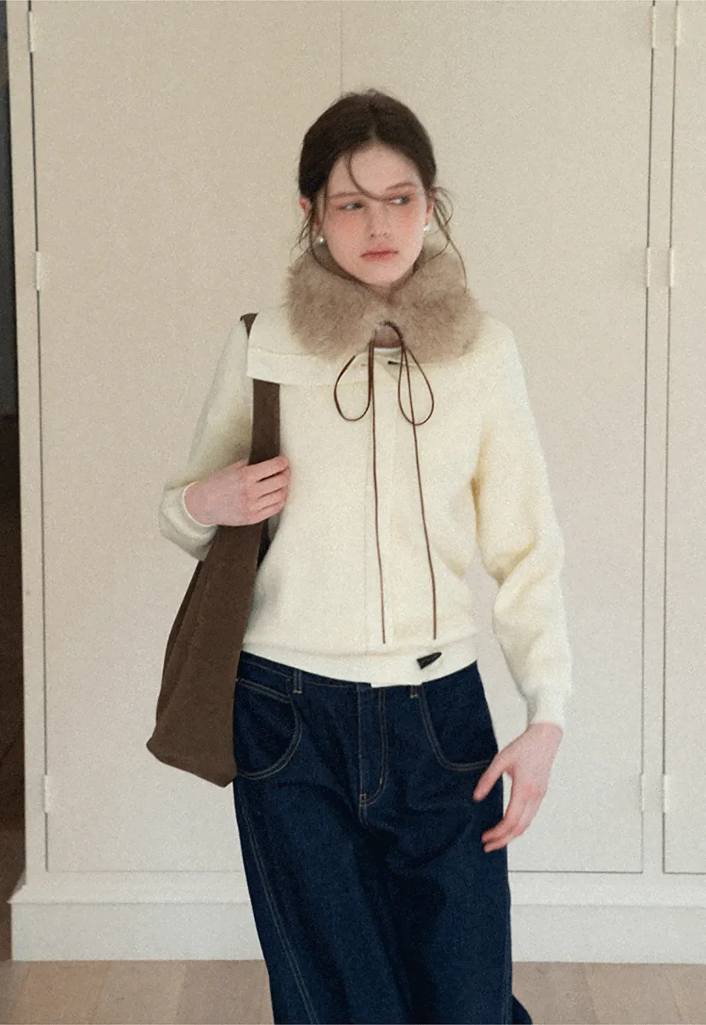 Turtleneck Knit Sweater for Women