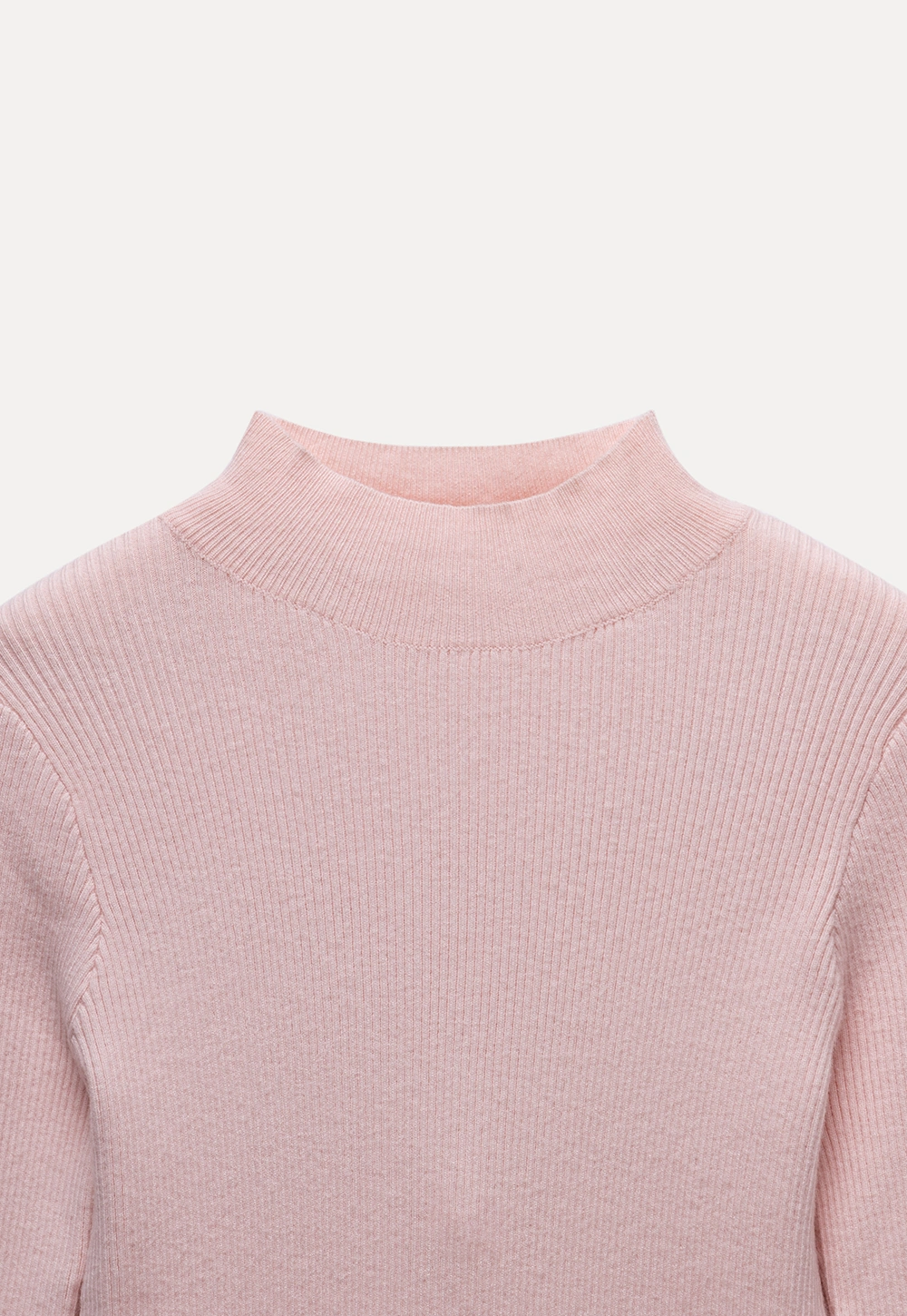 Womens Mock Neck Knit Top