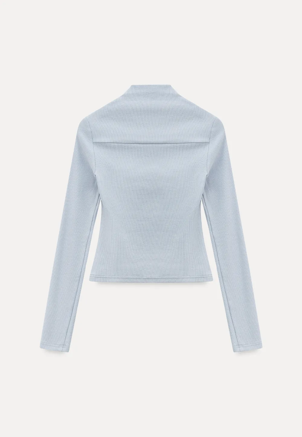 square neck long sleeve top fitted design women's t shirt